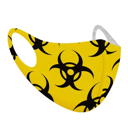 Маска захисна СoLLar з малюнком "Biohazard", розмір L