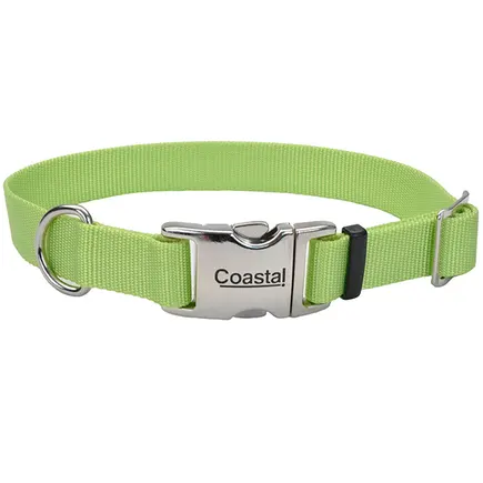 Coastal Metal Buckle КОСТАЛ МЕТАЛ нашийник для собак, 2.5х36-51cм Лимонний