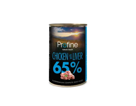 Вологий корм Profine Dog для собак, з курятиною та печінкою, 400 г