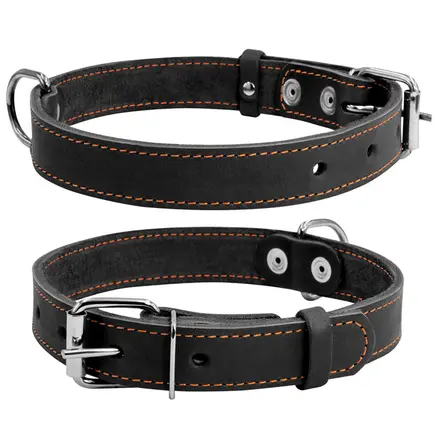 Нашийник "CoLLaR" одинарний (ширина 35мм, довжина 48-63см) чорний