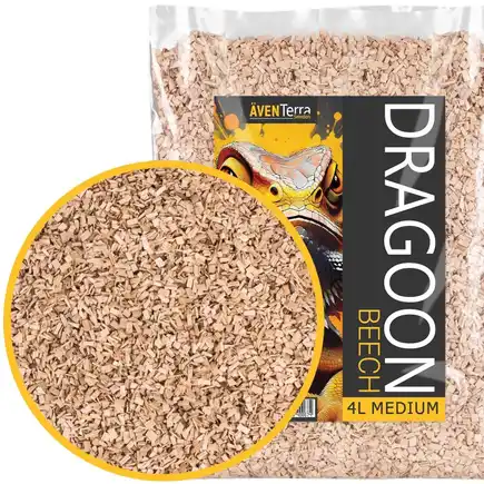 Натуральна деревна підстилка Aventerra DRAGOON Beech Medium 4л для рептилій, павуків і гризунів