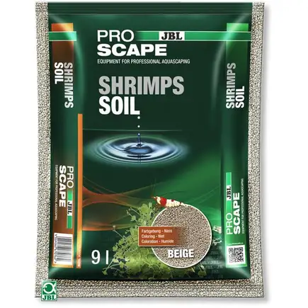 Спеціальний грунт JBL ProScape Shrimps Soil BEIGE для акваріумів з креветками, бежевий, 9 л
