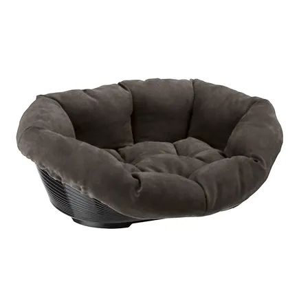 Ferplast SOFA' PRESTIGE 4 Місце д/тварин пластик+ м'який чохол,сірий
