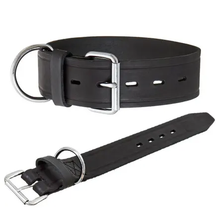 Flamingo Rondo Collar ФЛАМІНГО РОНДО широкий шкіряний нашийник для собак 5Х55 см