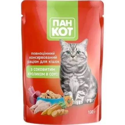 Пан Кіт кролик в соусі 100 г