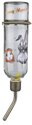 Поїлка Trixie Honey & Hopper для гризунів, автоматична, 500 мл (скло)