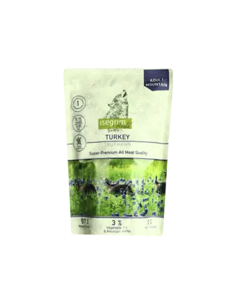 ISEGRIM Pouch Roots Turkey Monoprotein 410 г Вологий корм для собак. Індичка з козлобородником, соняшниковою олією та травами