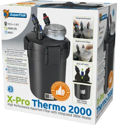 Зовнішній фільтр SF X PRO THERMO 2000 (N7031715) з нагрівачем