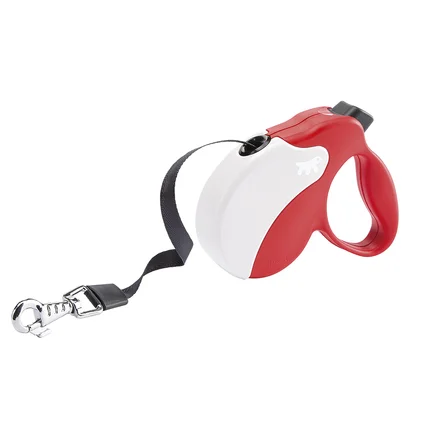 Ferplast AMIGO MINI TAPE RED-WHITE Рулетка-поводок зі стрічкою