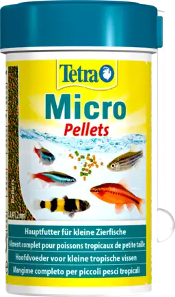 Корм Tetra Micro Pellets для акваріумних дрібних рибок, 100 мл (гранули)