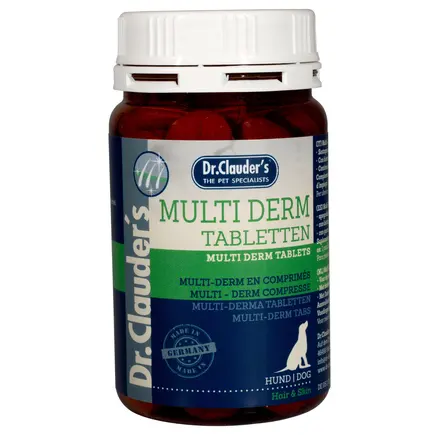Вітамінно-мінеральний комплекс для собак Dr.Clauder’s Hair & Skin Multi Derm Tablets для шкіри та шерсті, 90 шт таблетки