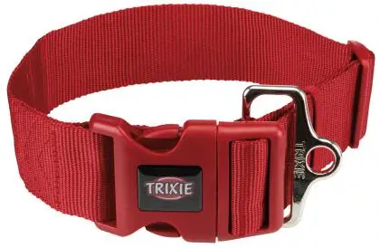 Нашийник Trixie Premium для собак, нейлон, S-M: 30-45 см/15 мм, червоний