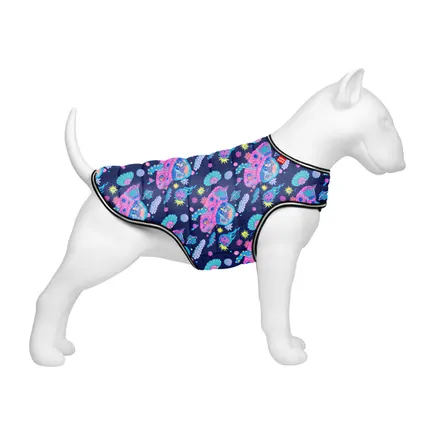 Курточка-накидка для собак WAUDOG Clothes, малюнок "Рік та Морті 1", S, А 32 см, B 41-51 см, С 25-35 см