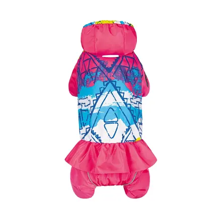 Дощовик Pet Fashion «Juicy» для дівчинки, розмір XS, рожевий