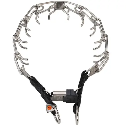 Sprenger Ultra-Plus Training Collar СПРЕНГЕР УЛЬТРА-ПЛЮС ПАРФОРС строгий нашийник для собак, 2 кільця і замок ClicLock, нержавіюча сталь 4 мм, 60 см