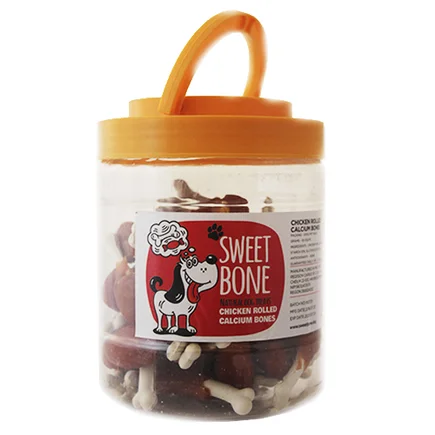 Ласощі Sweet Bone М'ясо Куряче стегно на Кальцієвій кісточці 500 г