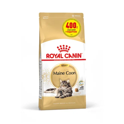 Сухий корм Royal Canin MAINECOON ADULT для котів породи Мейн-кун 1.6кг+400г