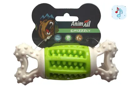 Іграшка AnimAll GrizZzly кісточка-зубочистка, зелена