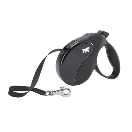 Ferplast AMIGO M TAPE BLACK Рулетка-поводок зі стрічкою