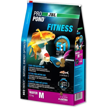 Фітнес-корм JBL ProPond Fitness M для активних кої, 2.5 кг