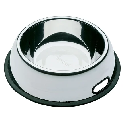 Ferplast NOVA KC 80 Миска металева з захистом проти ковзання 2,4л