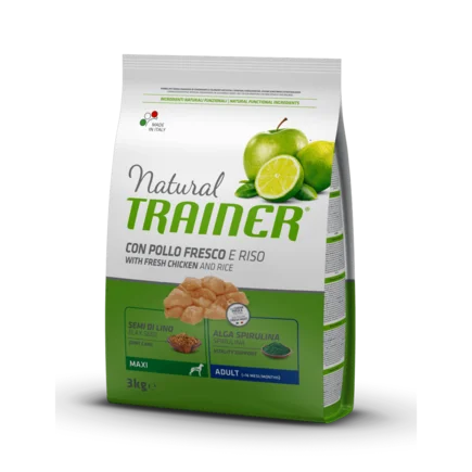 Natural Trainer Super Premium Adult Maxi сухий корм для дорослих собак великих порід зі свіжою курятиною 3 кг