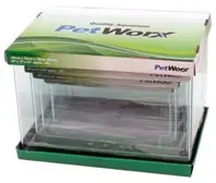 Набір PetWorx EA32 із 4 акваріумів із покривним склом та приклеєною підкладкою.