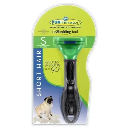 FURminator Small Short Hair Тример для вичісування маленьких собак з короткою шерстю, з кнопкою 46х5мм