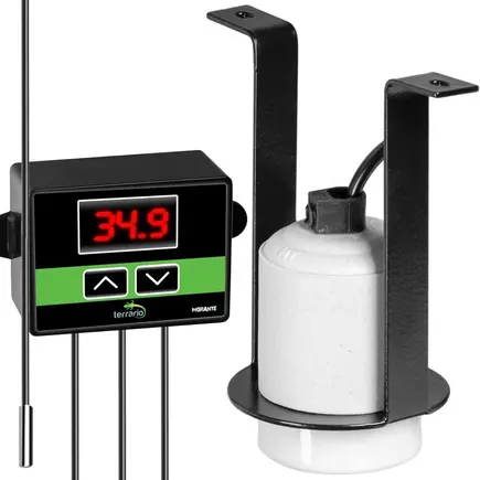 Світильник керамічний патрон з термостатом Terrario Muaritan Temperature Control 200W