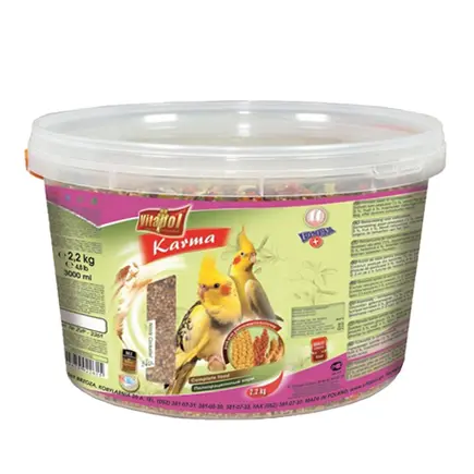 Корм Vitapol повнораціонний, для німф, 3 л