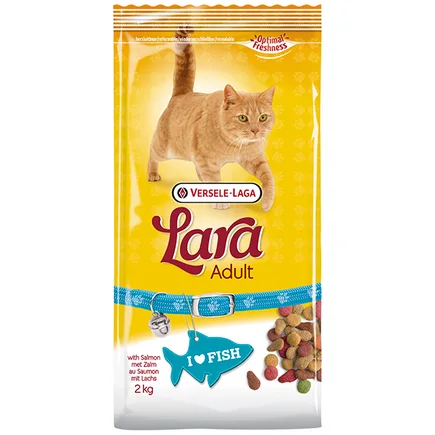 Lara Adult with Salmon ЛАРА ЛОСОСЬ сухий преміум корм для котів 2 кг
