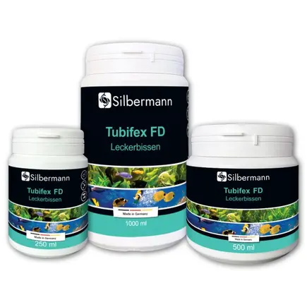 Корм Silbermann Tubifex FD 250 ml (SIMS214) трубочник сублімований для акваріумних риб