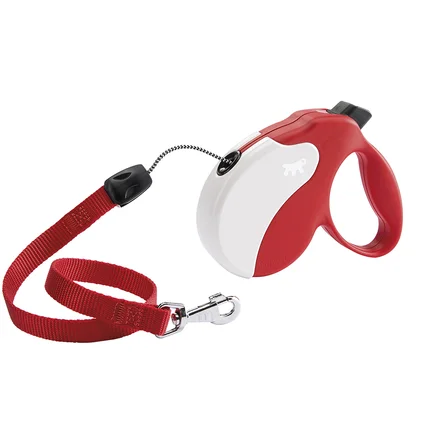 Ferplast AMIGO S COR RED-WHITE Рулетка-поводок зі шнуром