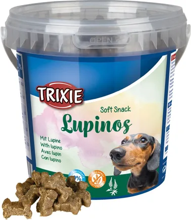 Вітамінізовані ласощі Trixie Soft Snack Lupinos для собак, м’ясо птахів/білок люпину, 500 г