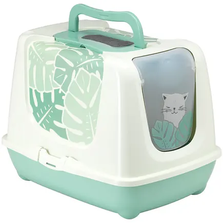 Moderna Trendy Cat Eden МОДЕРНА ЕДЕМ закритий туалет для котів Зелений