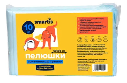 Пелюшки для привчання до туалету 60*60см (10шт)