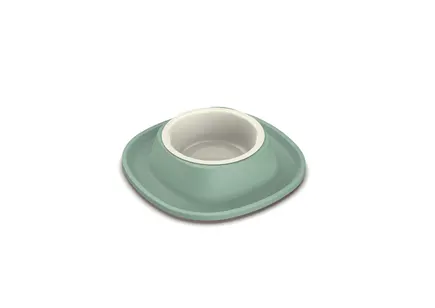 Миска пластикова з м'яким ковриком "Soft Touch", 28x28x5,5 см
