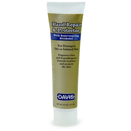 Davis Hand Repair & Protector ДЕВІС ВІДНОВЛЕННЯ ТА ЗАХИСТ крем для рук з бісабололом для грумерів та ветеринарів 0,128 л