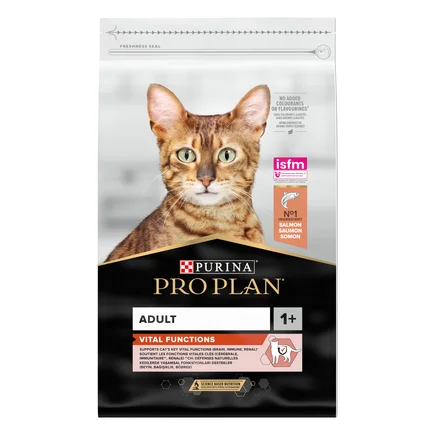 Сухий корм PRO PLAN Adult 1+ Vital Functions для дорослих котів з лососем 10 кг