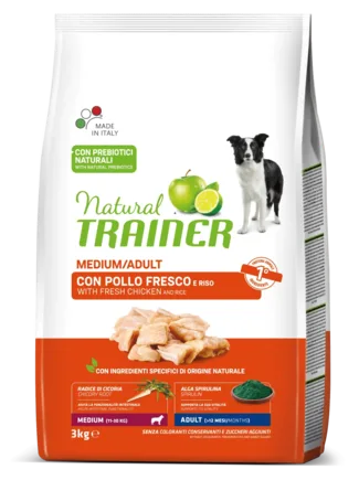 Natural Trainer Super Premium Adult Medium сухий корм для дорослих собак середніх порід зі свіжою курятиною 3 кг