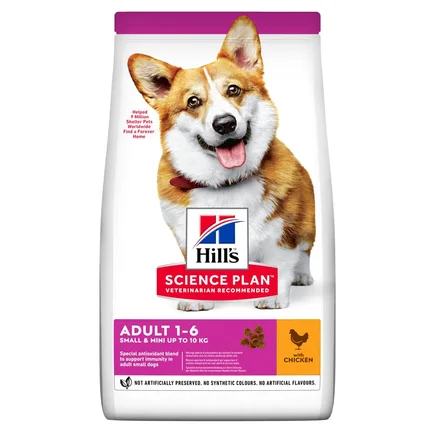 Hill’s Science Plan Adult Small&Mini Сухий корм для дорослих собак малих і мініатюрних порід, з куркою, 1,5 кг