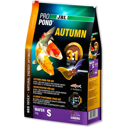 JBL (ДжБЛ) ProPond Autumn корм для коропів Кої осінній S, 6.0кг.