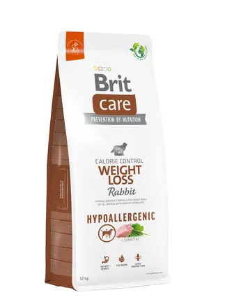 Сухий корм Brit Care Dog Hypoallergenic Weight Loss для собак із зайвою вагою, гіпоалергенний з кроликом, 12 кг