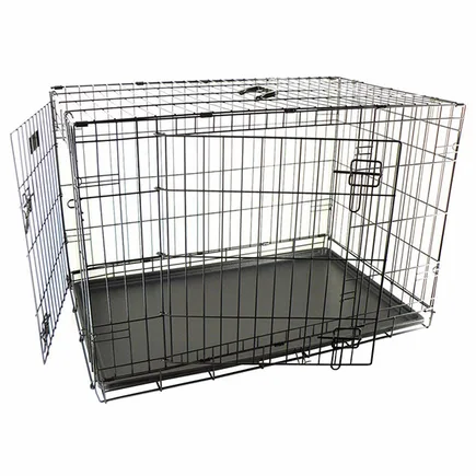 Flamingo Wire Cage Ebo Taupe ФЛАМІНГО ЕБО КЛІТКА 2-х дверна для собак 14,4 кг
