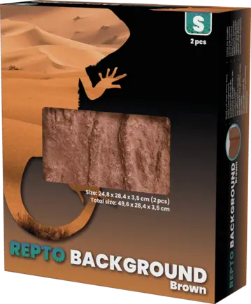 REPTO BACKGROUND BROWN 51X25X30 (R1100720) задній фон для тераріуму