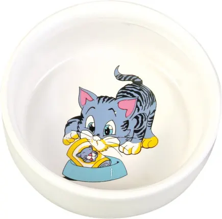 Миска Trixie для котів, керамічна, 11 см, 300 мл