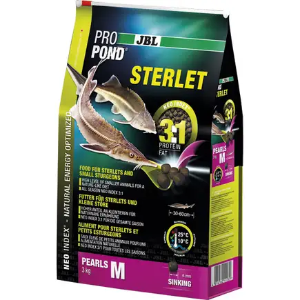JBL (ДжБЛ) ProPond Sterlet корм для стерляді та осетрових M, 3.0кг.