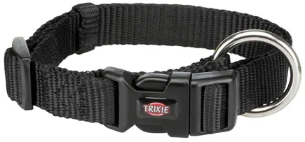 Нашийник Trixie Premium для собак, нейлон, M–L: 35–55 см/20 мм, чорний