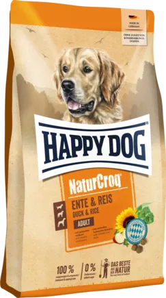Сухий корм Happy Dog Naturcroq Duck&Rice для дорослих собак з качкою та рисом, 11 кг