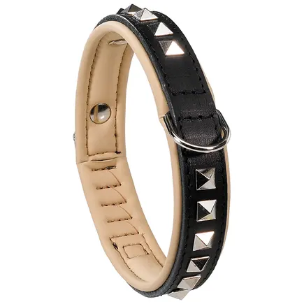 Ferplast GIOTTO C25/49 BLACK LUXOR Нашийник, шкіра